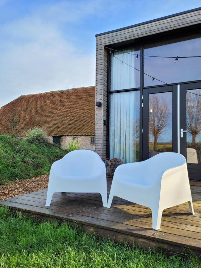 הוילה Tiny House Lantliv Oostkapelle, Bij De Boer מראה חיצוני תמונה