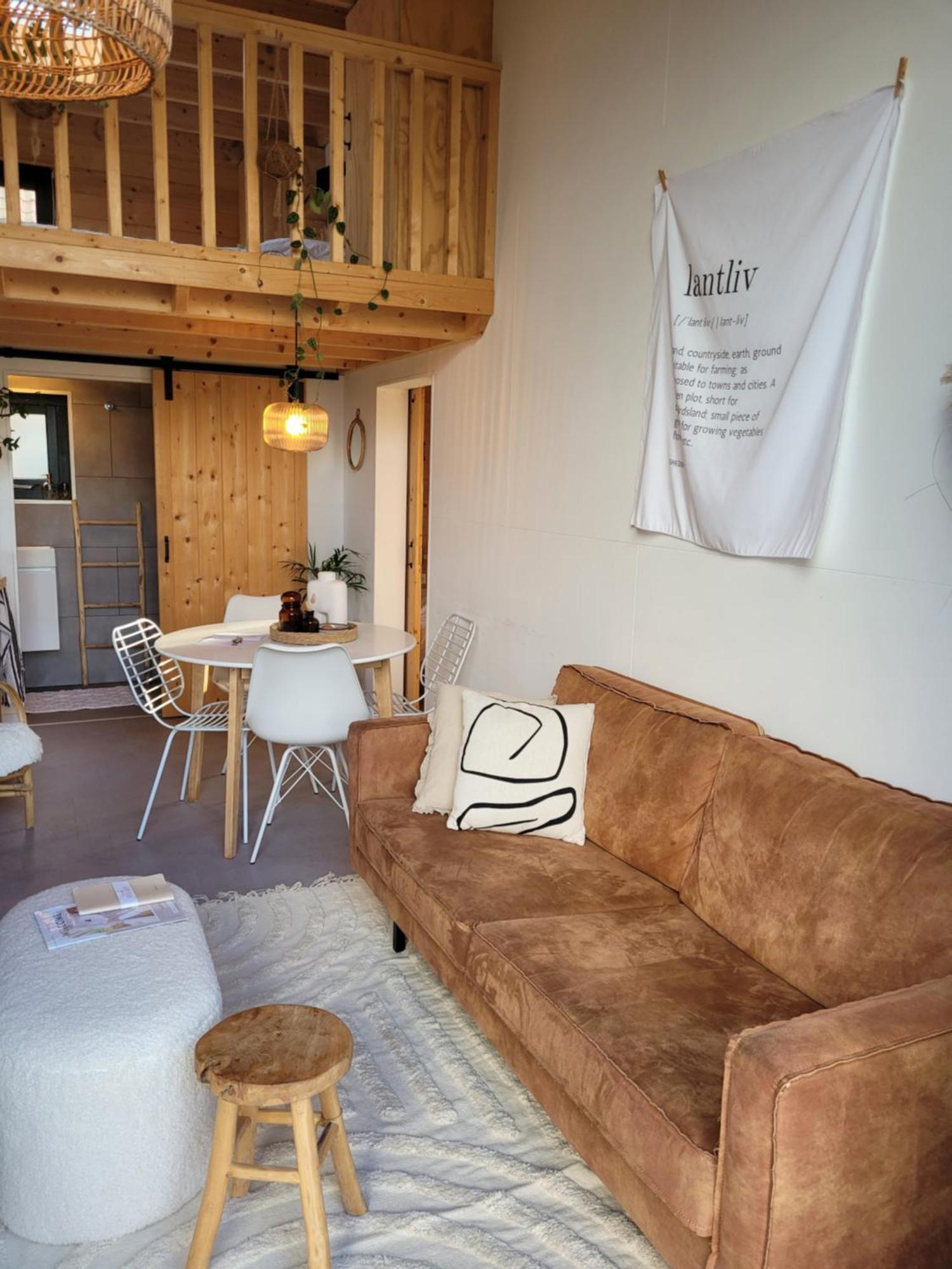 הוילה Tiny House Lantliv Oostkapelle, Bij De Boer מראה חיצוני תמונה