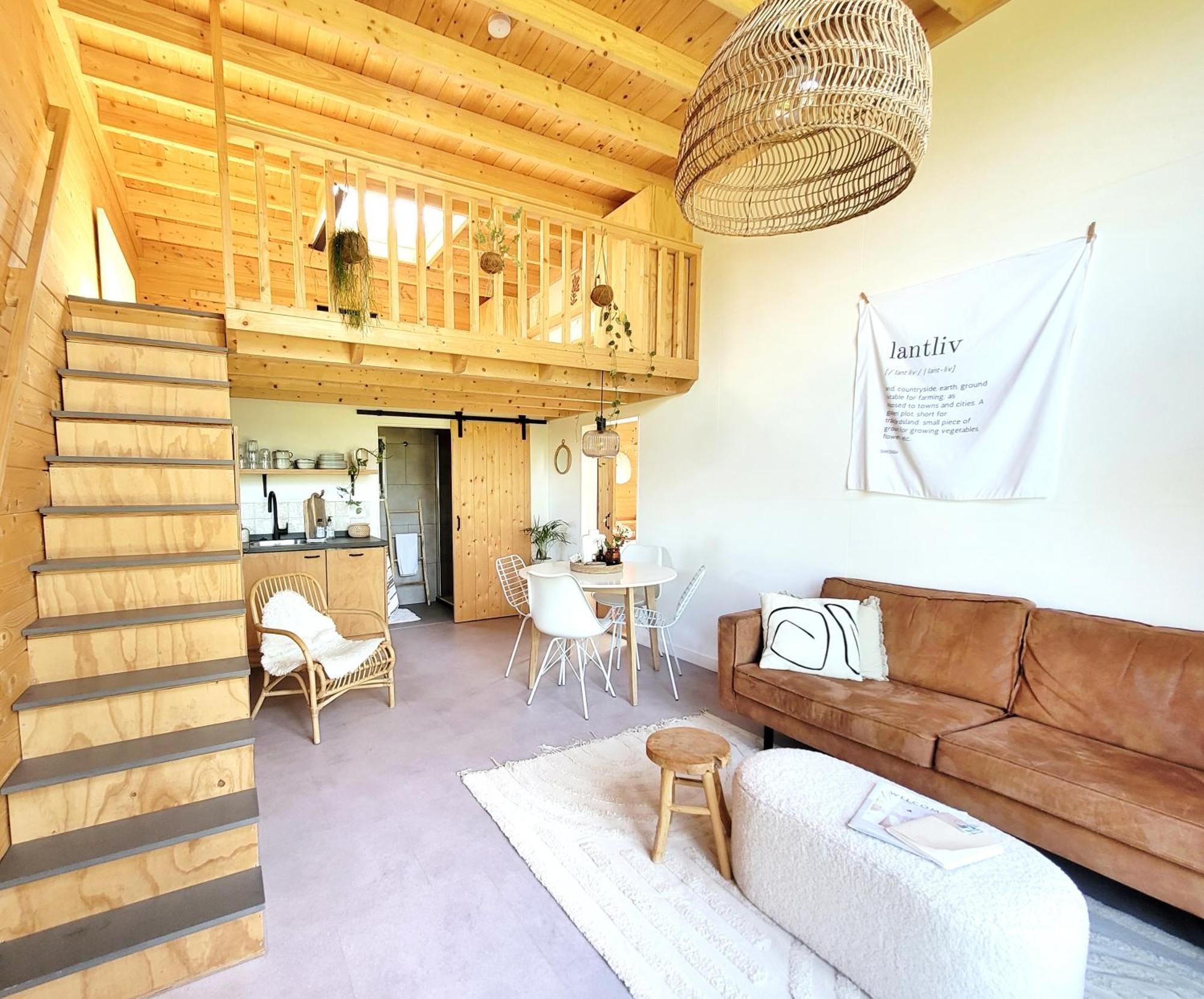 הוילה Tiny House Lantliv Oostkapelle, Bij De Boer מראה חיצוני תמונה